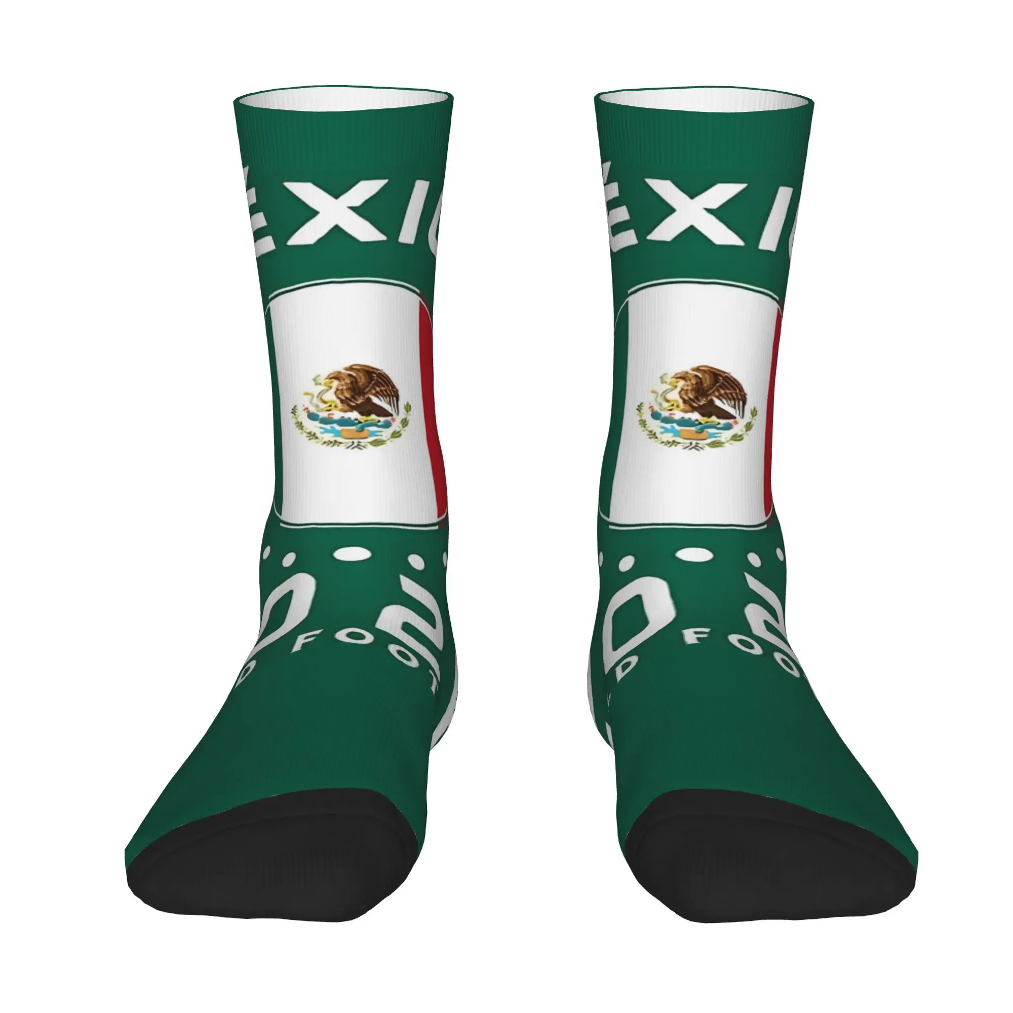 

Hip Hop World Soccer 2026 Mexico Football Desgin Men's compression Socks Unisex Street Style Seamless Printed Novelty Crew Sock