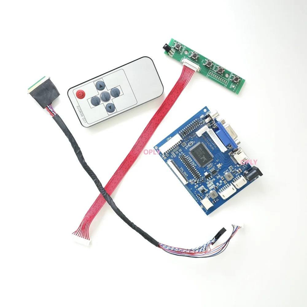 

For B140XTN02.3 B140XTN02.2 B140XTN02 14" 1366×768 40Pin Display LVDS LCD Panel Controller board WLED VGA AV HDMI-Compatible Kit