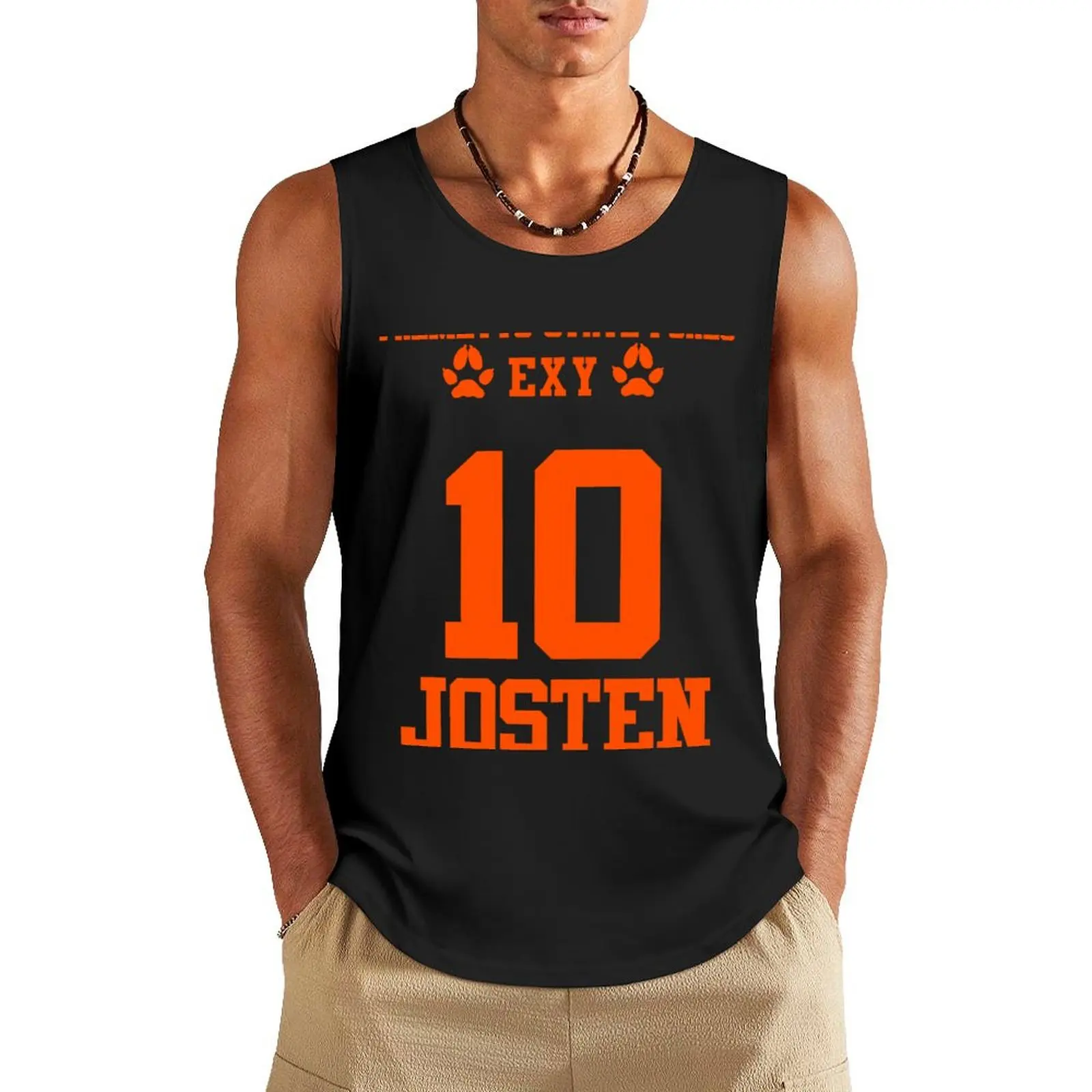 

all for the game palmetto state foxes neil josten jersey Tank Top Short sleeve gym shirts Vest for boy