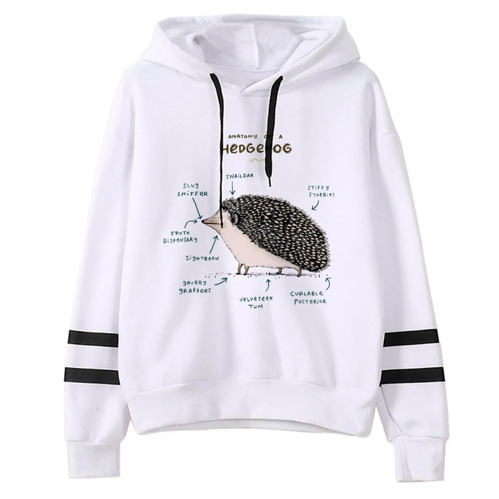 Egel Hoodie Trendy Anime Trui Kawaii Meisje Sweatshirts Met Patroon Hoddie Komische Jeugdige