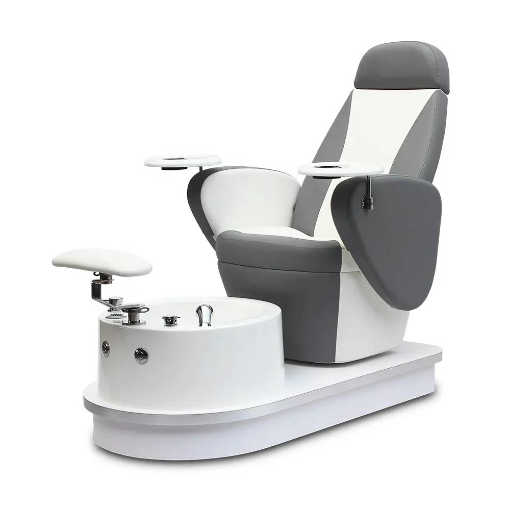 Prezzo a buon mercato all'ingrosso di lusso moderno salone di bellezza per unghie pompa di scarico Pipeless Whirlpool Foot Spa Manicure Pedicure Chair