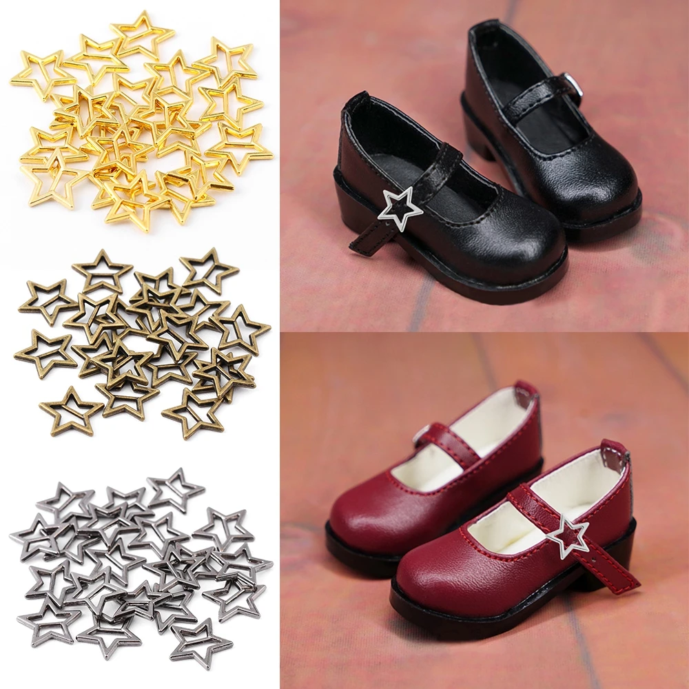 20 قطعة أحدث 4 ألوان صغيرة جدا لتقوم بها بنفسك دمى أبازيم حزام أزرار أكياس دمية اكسسوارات ثلاثي الإنزلاق ستار مشبك