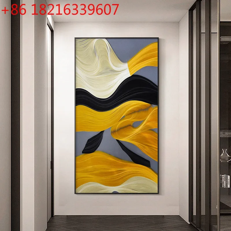Decorative painting modern minimalist abstract living room hanging painting art sofa background wall