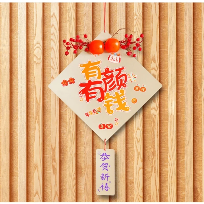 Festive Symbol Pendant 2024 Spring Festival Home Fu Decor for Traditional Decor