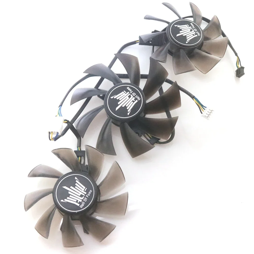 3pcs/Lot GFY09010E12SPA 12V 4Pin For GALAXY GeForce RTX2070 RTX2080 HOF Classic SUPER Graphics Card Cooler Cooling Fan