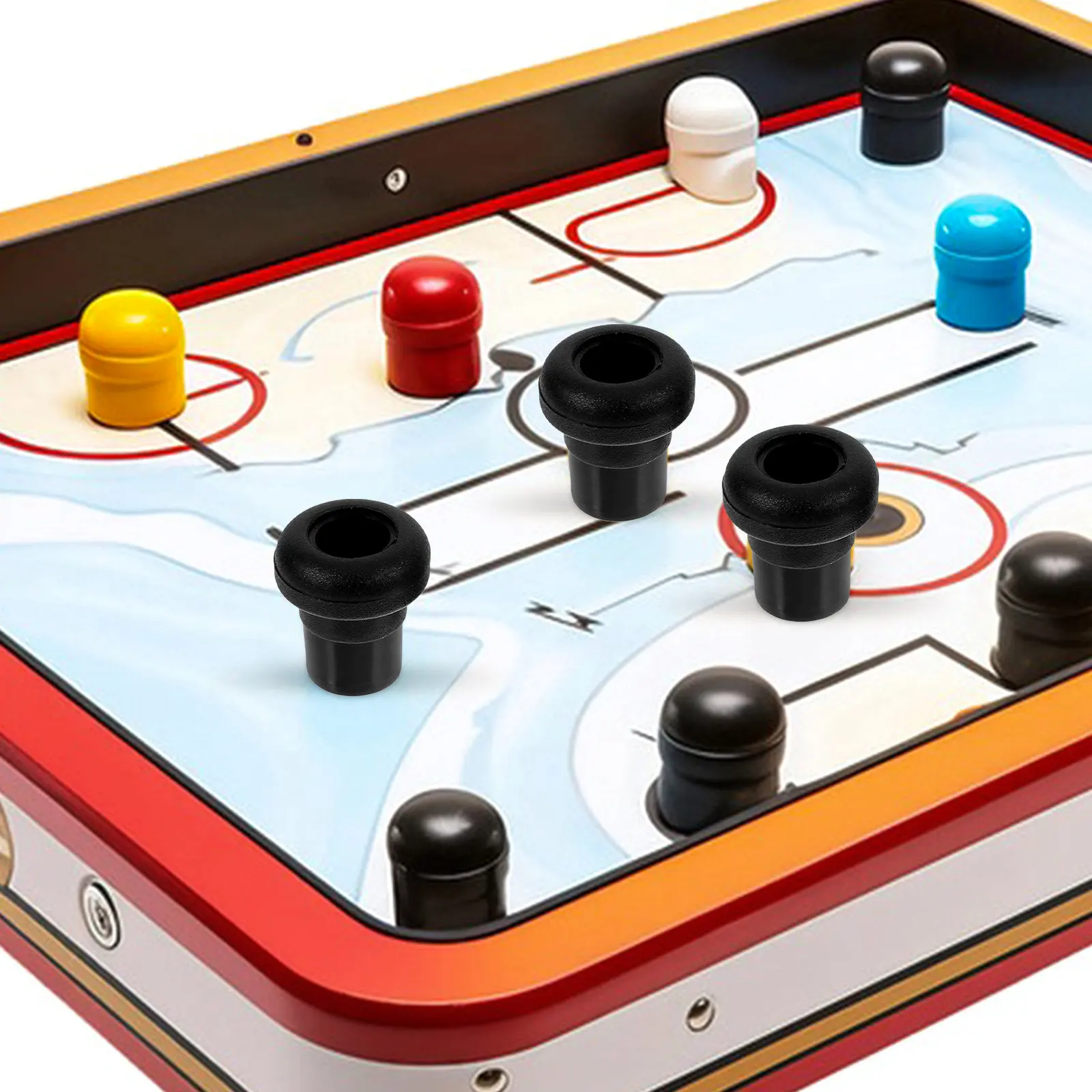 

16 шт. Запасные наконечники для футбольного стола, прочные заглушки для стержней футбольного стола, аксессуары для настольного футбола
