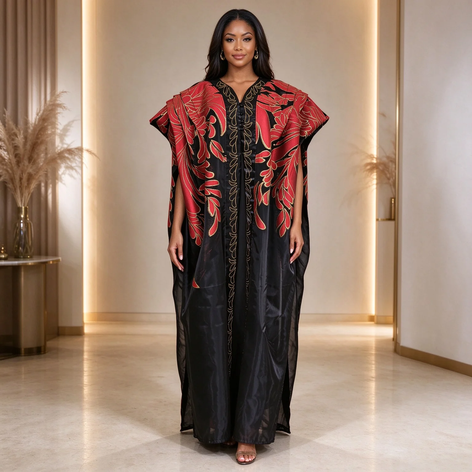 New Fashion african woman clothing Headscarf Lingerie luxury african outfit for w Embroidered Rhinestone nigerian woman dresses