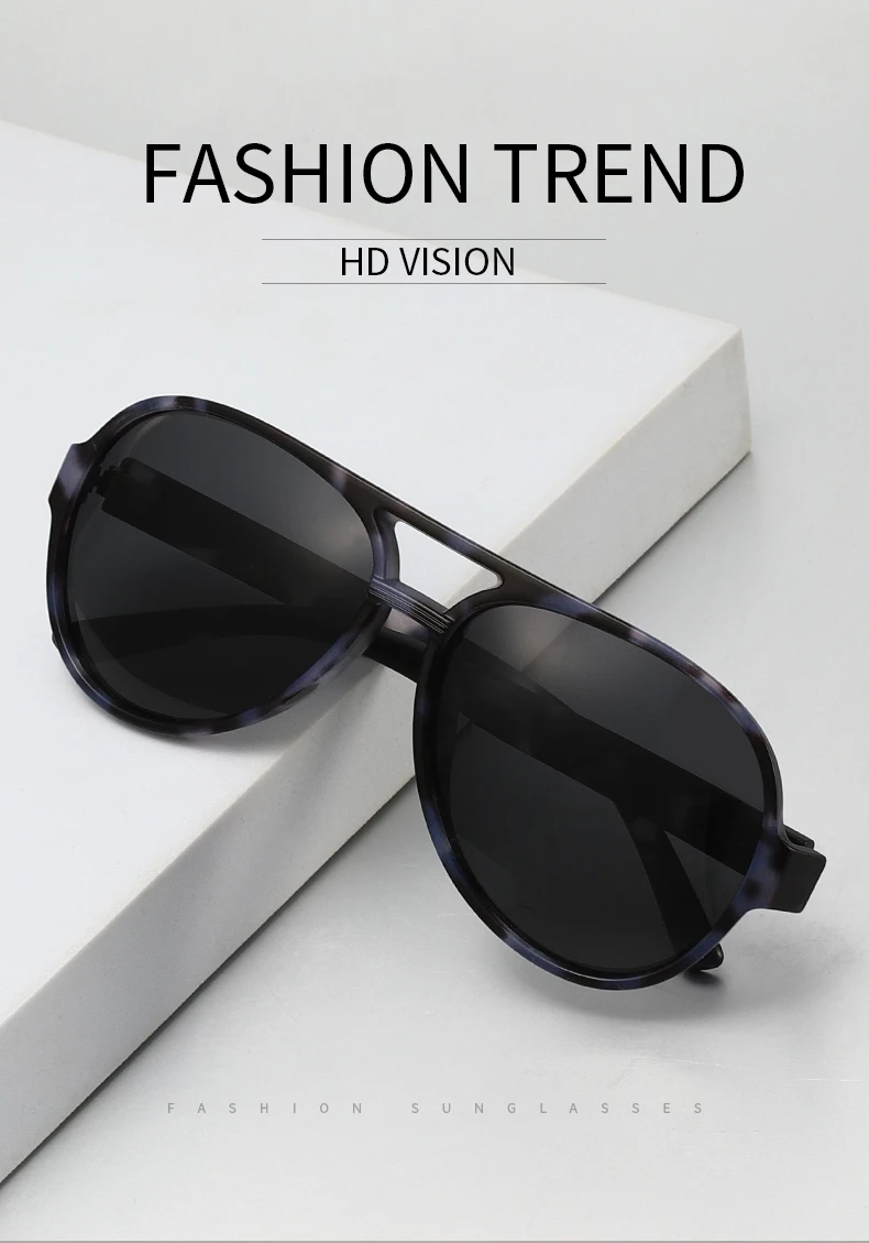 Blue Otter Pilot Klassische Polarisierte Sonnenbrille für Männer und Frauen, Sommer-Fahr-, Angel- und Fahrradbrille, Antireflexions-UV400-Brille – Detail 2