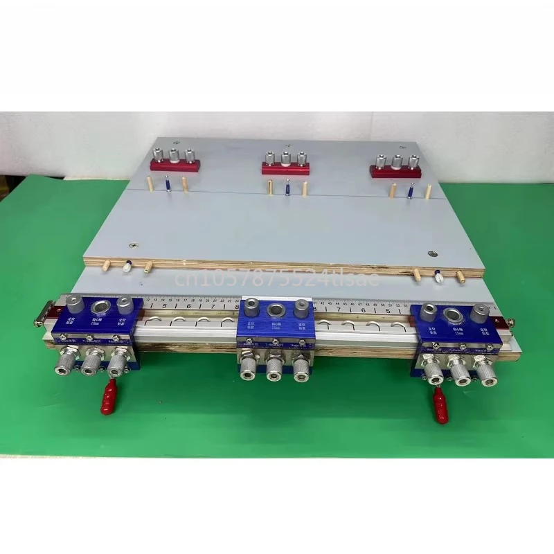 Woodworking 3-in-1 hole punch Board furniture Wardrobe drilling positioning ruler 2-in-1 drilling Easy drilling Universal
