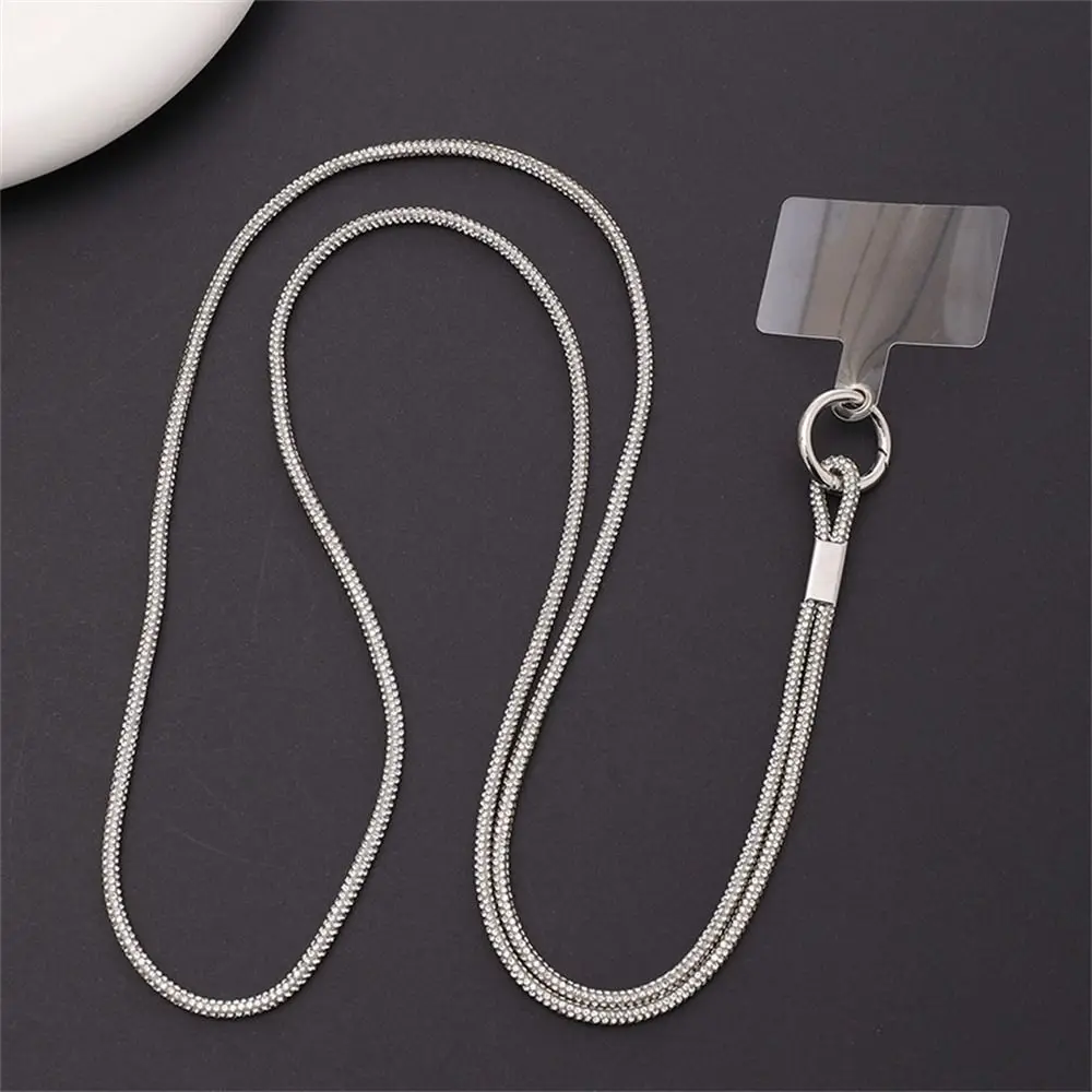 Anti-lost Lanyard Rhinestone Neck Hanging Strap Phone Wrist Straps Phone Neck Strap Cellphone Hanging Rope Phone Lanyard
