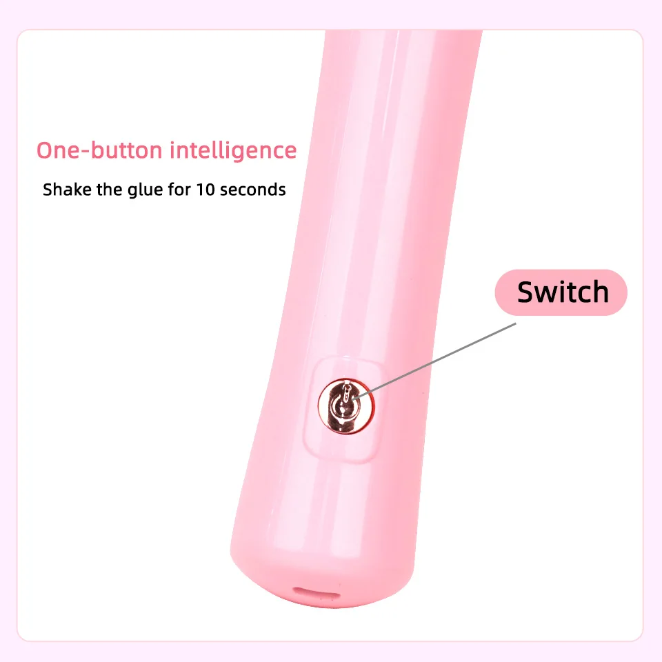 Eyelash Glue Usb Charge Shaker Electric Stirrer for Nail Polish Tattoo Ink Pigment Liquid Wake-Up Device Makeup Shaking Machine