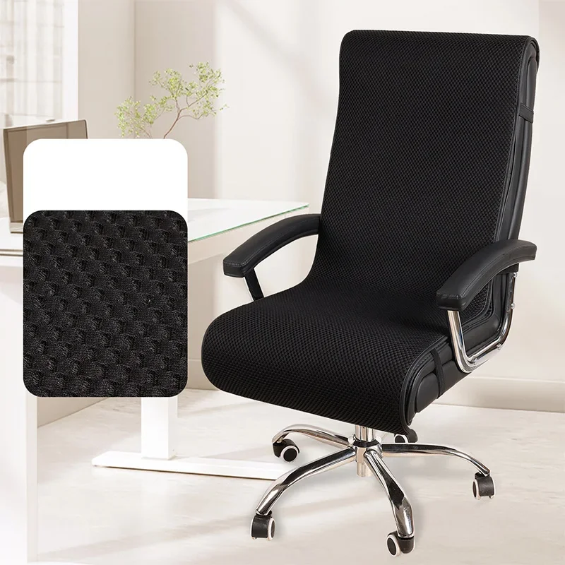 1Pcs Water-Resistant Dust-Proof Quilted Office Chair Cover All-Season Universal Armchairs Covers for Home Office Dinner Decor