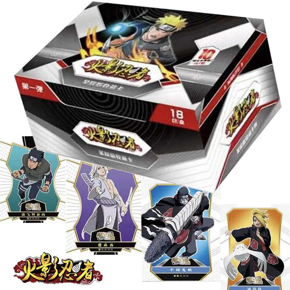 

Naruto Card Series Peripheral Collection Anime Akatsuki Member Character Rare Rainbow Silver Folding Card Boys and Girls Gifts