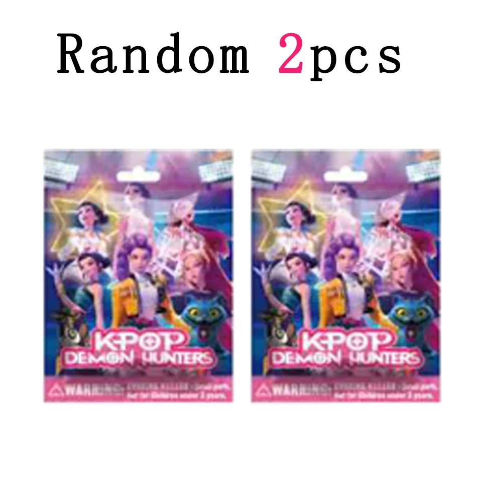 %~2D 아크릴 데몬 헌터 크리스마스 트리 장식품 케이팝 스타일 어드벤트 블라인드 박스 귀여운 고딕 휴일 장식 십대 및 여성 선물