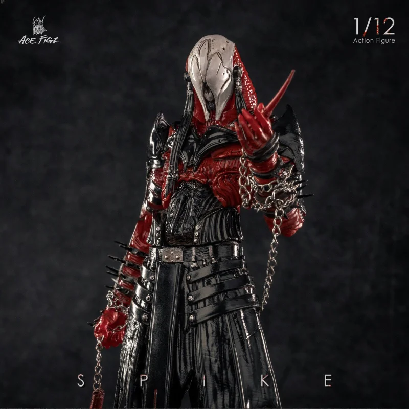 In Stock AceFigz AF001/002 Spike The Preacher 1/12 The Preacher Action Figure Dark Gothic Collectible Figure Toy for Display