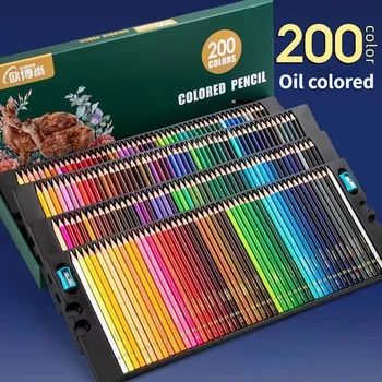 Obos 48/72/120/150/200pcs colored pencil drawing set watercolor and oil bright color hand-painted professional art supplies