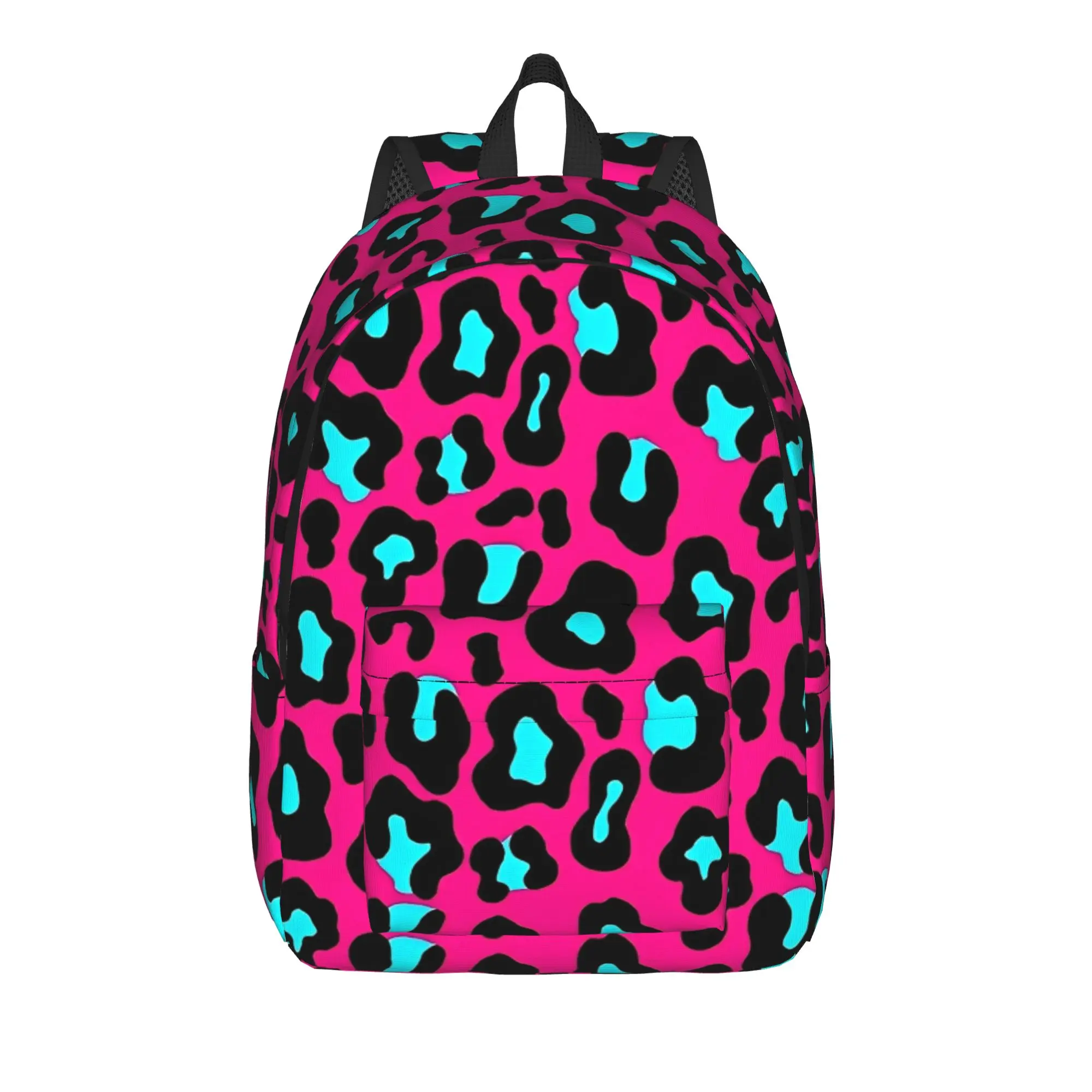 Leopard Print Backpack Boy Girl  Large Backpacks Polyester Streetwear School Bags Workout Designer Rucksack