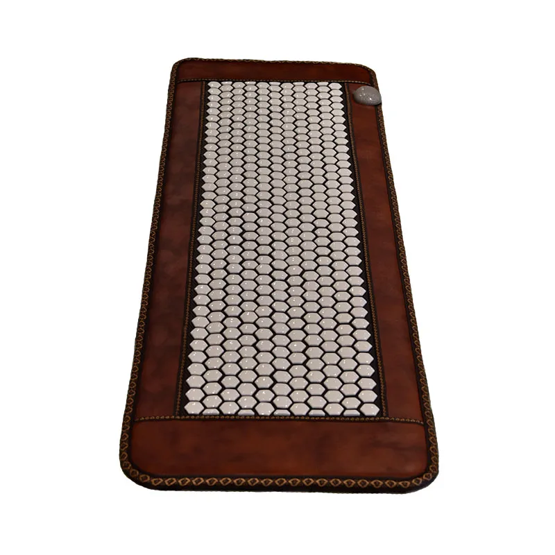 

Hexagon Tourmaline Jade Mattress High Intensity PEMF Mats Health Stone Jade Tourmaline Far Infrared Mat Massage Pad