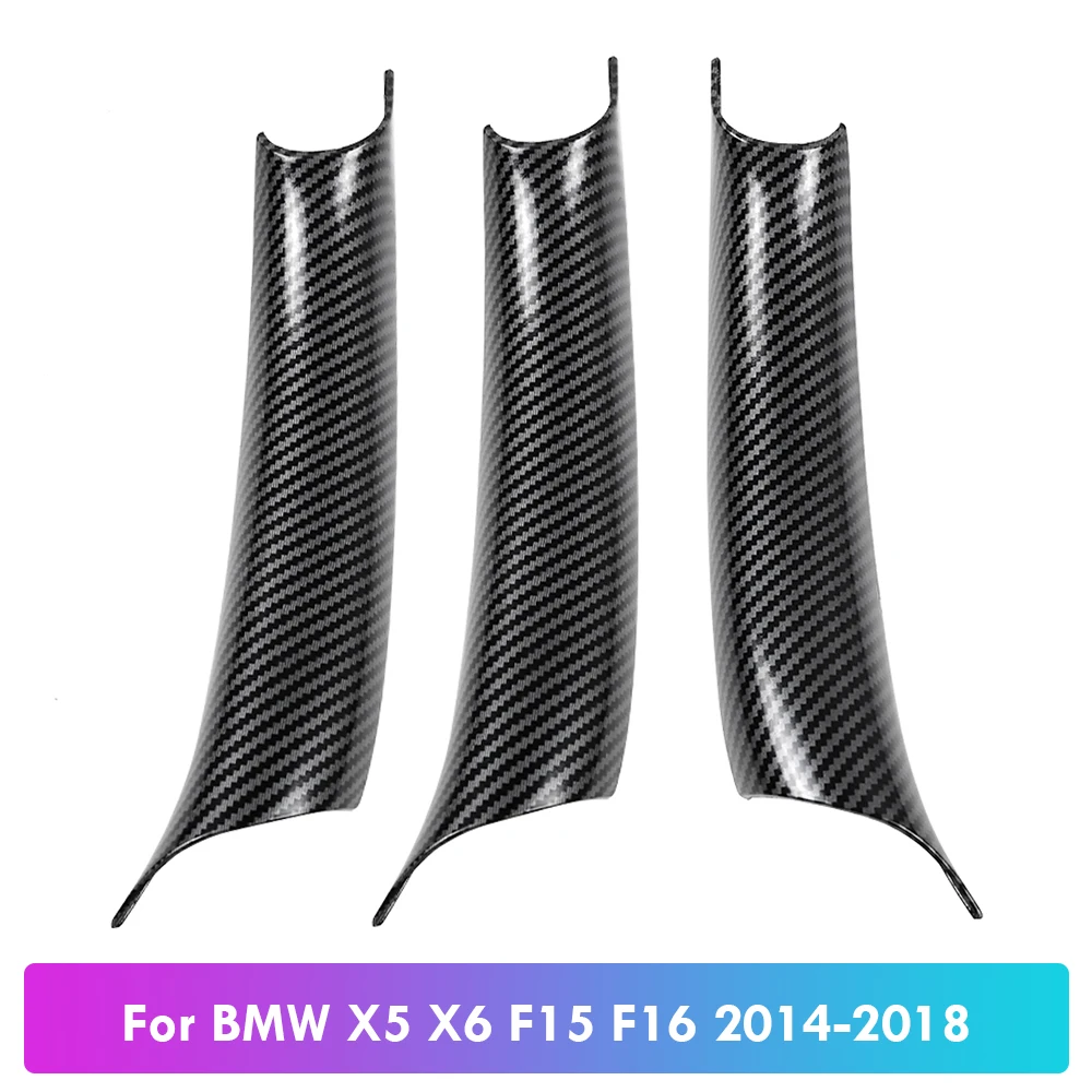 

Внутренняя дверная ручка из углеродного волокна для BMW X5 X6 F15 F85 F16 F86 2014 2015 2016 2017 2018 Внутренняя крышка отделка подходит для замены