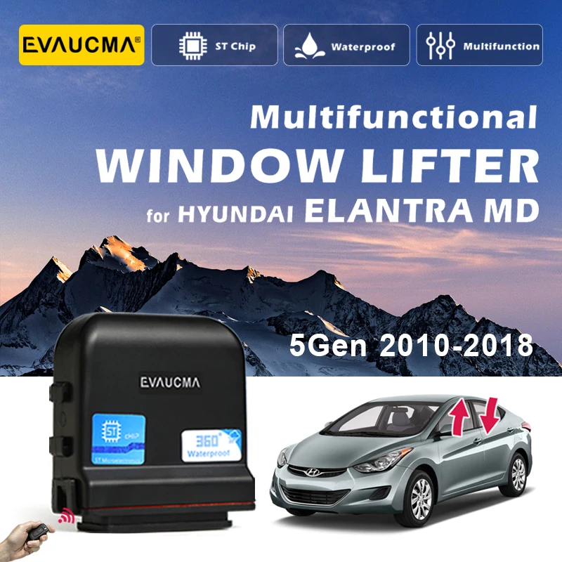 Original Car Power Window Lifter Close / Open System All For Hyundai Elantra MD Windows Closer Roll Up Automatically