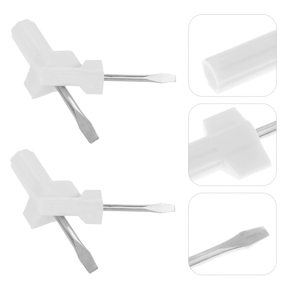 

4pcs Flathead Screwdriver Durable Plastic Metal Material Repair Tools for Sewing Machine Portable Mini Device Home Use