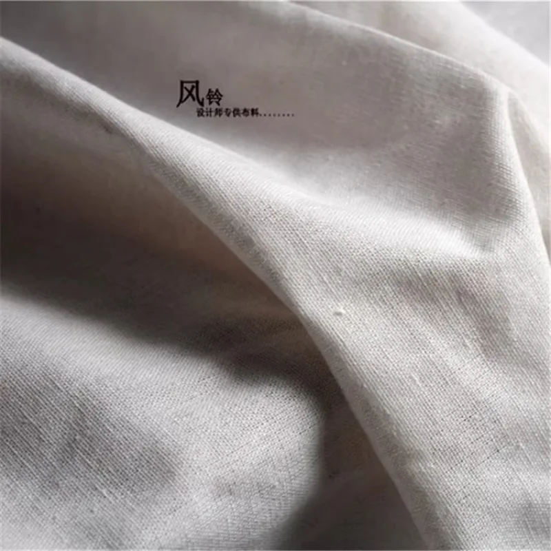 Traditional Design Cotton Linen Fabric for Han Clothing Overcoat DIY Sewing Wedding Breathable