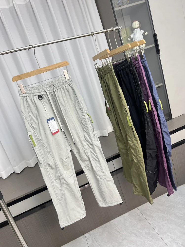 

Men's Casual Breathable Qui Dry 3D Tailored Long Pants Spring Summer Faionable Straight Leg Workwear Sle Couple's Clothing