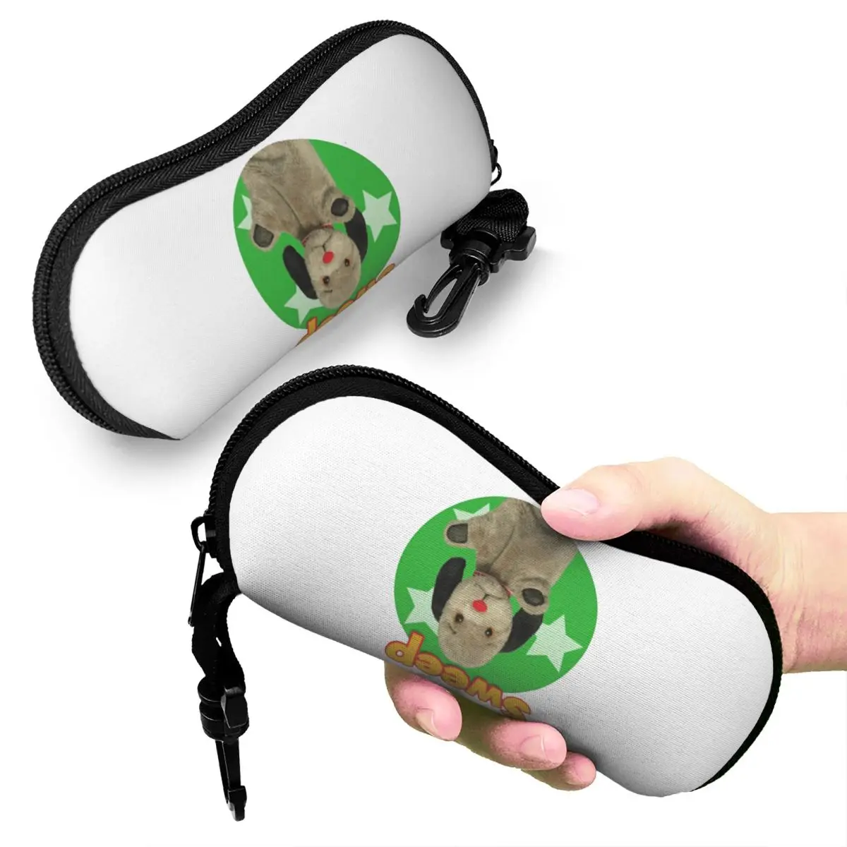 

Sooty And Sweep Shell Glasses Case Portable Sunglasses Box Women Men Soft Eyeglass Bag Pouch