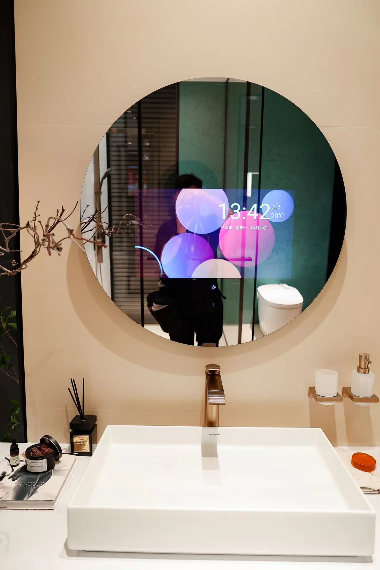 Smart LED Touch Screen TV Mirr - Smart Home Gym Mirror recension och pris