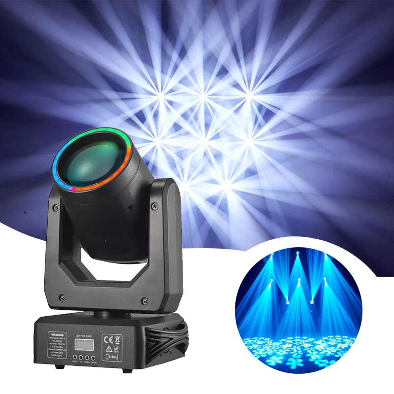 Good Effect 150W Beam Moving Light Small Size 230W 7R Sharpy 14 Colors 14 Gobos Disco Party Holiday Stage Ligthing