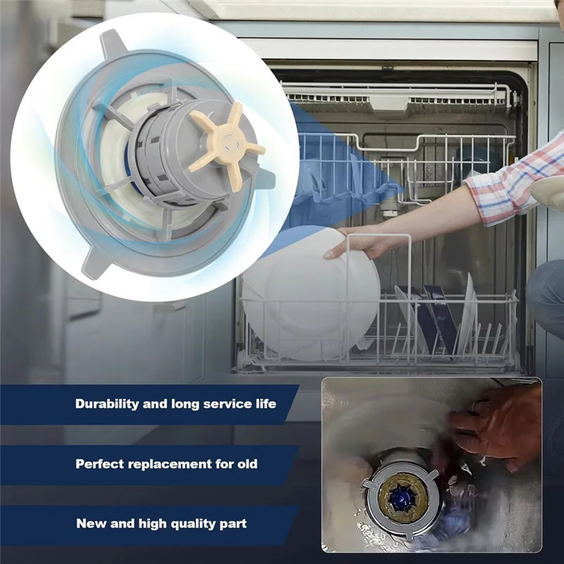 Conjunto de Rotor de Motor, bomba para lavavajillas, Motor 524922P M1527674 para Fisher & Paykel DD24 DS24 DD60 DS60 9 10 Series Model-AS97