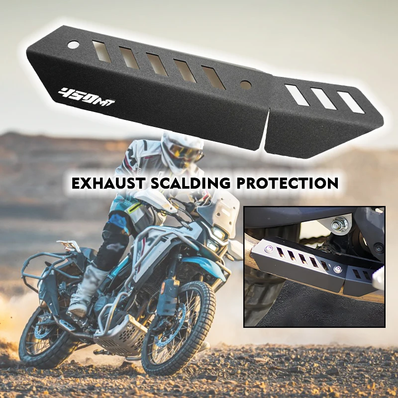 

450MT Motorcycle Accessories For CFMOTO CF450 MT 450 MT450 2024 Exhaust Guard Exhaust Protector Scald Proof Lid Exhaust Cover