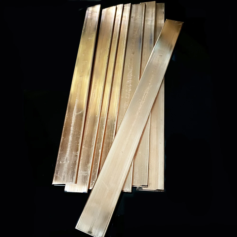 Copper Row 4*20*1000mm Copper Stick  4*30*1000mm  5*20*1000mm  5*30*1000mm T2 Copper Bar Copper Billet TMY Copper Block DIY 1m