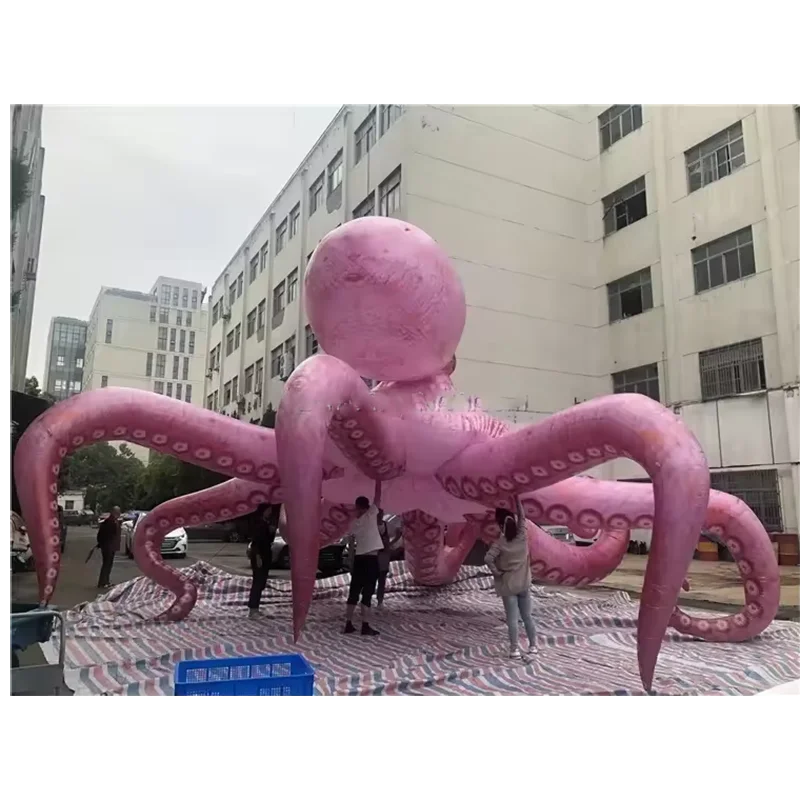 

Durable inflatable octopus with long tentacles for outdoor decoration