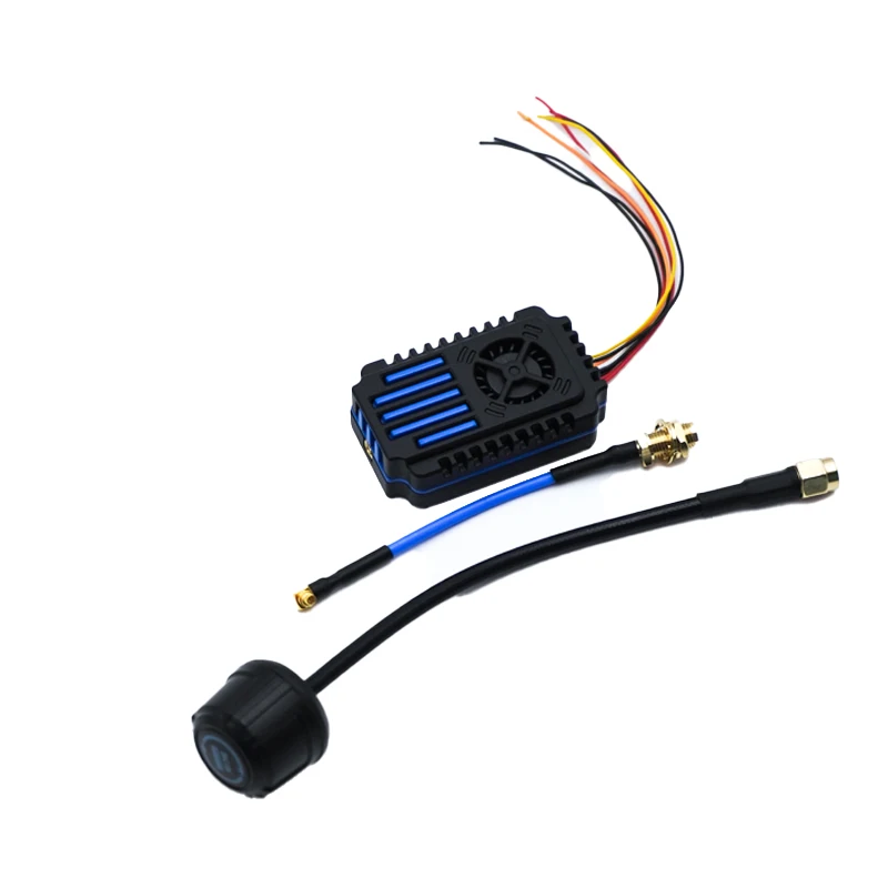 

Drone Multi-Channel AV Video Transmitter Wireless, High Power FPV VTX Video Transmitter and Receiver for Camera