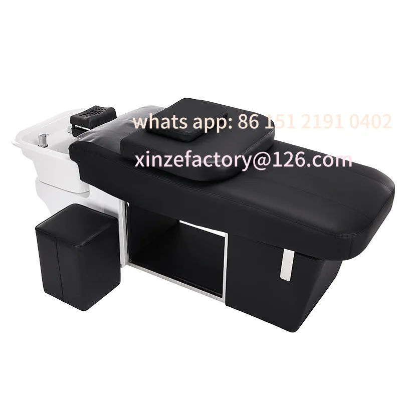 Customizable Barber Shop Water Circulation Fumigation Thai Shampoo Bed Salon Hair Special Ceramic Basin