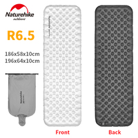 Naturehike R6.5 Inflatable Mat 10cm Thicken 20D Nylon TPU Ultralight Camping Tent Air Bed Warm Outdoor Hiking Sleeping Pad Bag
