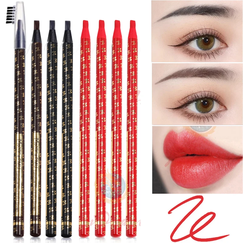 

3pcs Eyebrow Pencil Professional Microblading Pencil Permanent Tattoo Waterproof Art Tint Makeup Eye Brow Pen Enhancers Cosmetic