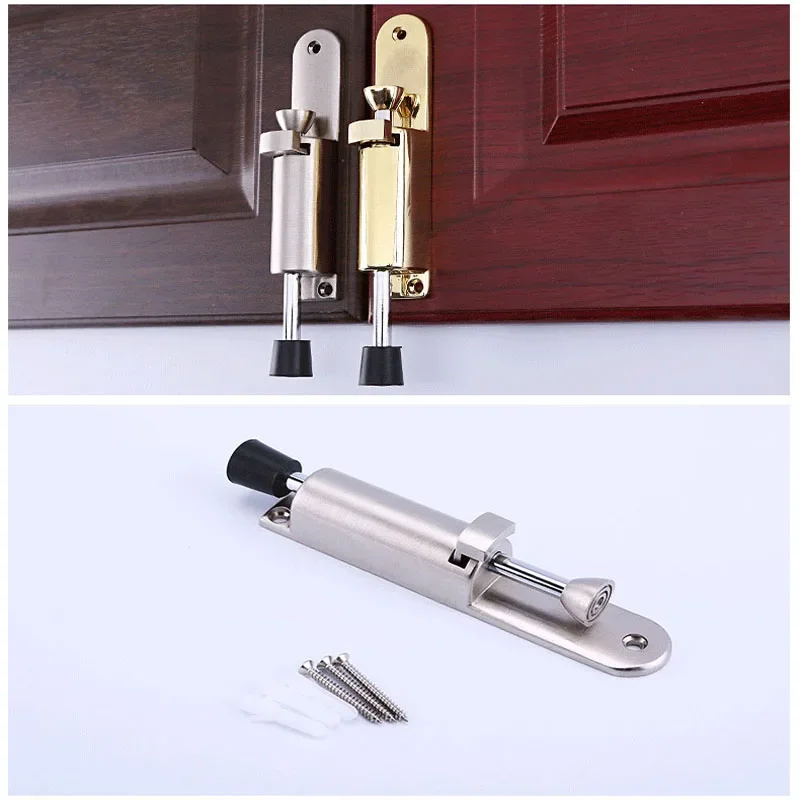 Door Plugs Zinc Windproof  Locks Room Latches Door Frames Door Knob Plugs Home Improvement