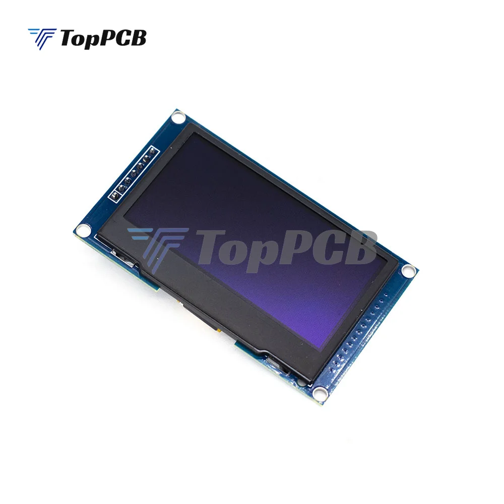 2.42 Inch White OLED LCD Display Screen Module 128*64 SPI IIC Serial Control SSD1309 Driver Board 3.3-5V 7 Pin
