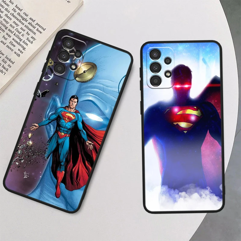 B-atmans Superman For Samsung A90 A80 A70S A60 A50S A40 A30S A20E A20S A10S Silicone Black Phone Case