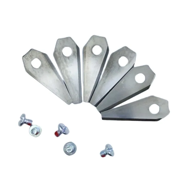 

The 18PC Rhombic Silver Screw Single-Hole Replacement Blade Is Suitable for Lawn Mowing and Beautification with Bosch Lawn Mower