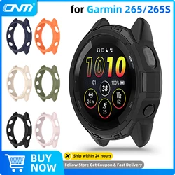 Etui na Garmin Forerunner 265 265S Anti-chroniąca przed zarysowaniami pokrowiec na Garmin 265 265S miękkie silikonowe futerały akcesoria