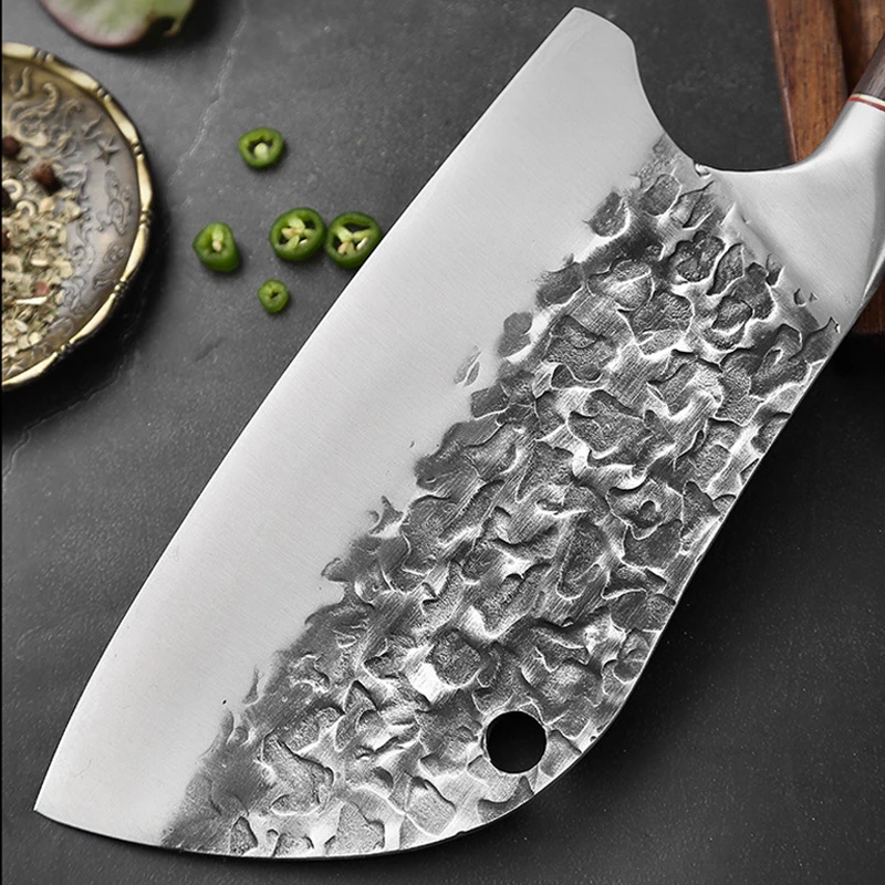 XITUO Chef Butcher Knife High Carbon Steel Kitchen Knife Cooking Cut Tool Cleaver Meat Chopping Vegetable Slicer Bone Knife - view 3
