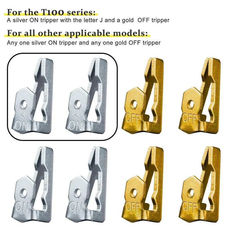 Time Switch Spare part Trippers Kit kompatibel Kit untuk T100 Series jam Dial Trippers Timer(8ON 8Off 16 sekrup)