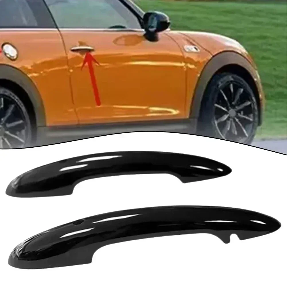 2pcs Car Glossy Black Door Handle Cover Exterior Parts For MINI For COOPER F54 F55 F56 F57 F60 For Both Left Right Hand Drive