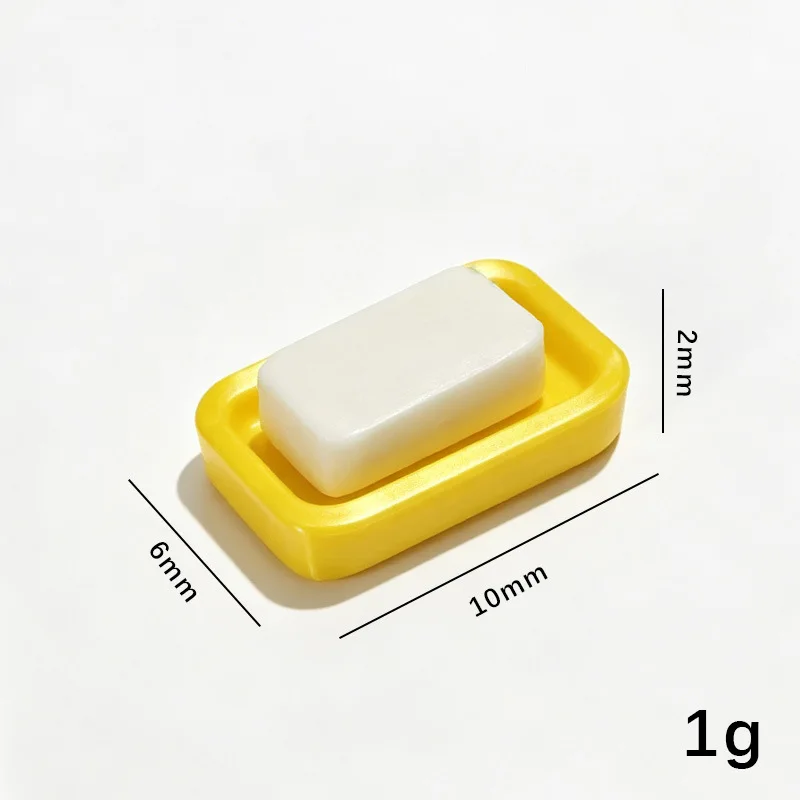 1set Mini Soap Model Soap Box Miniature Bathroom Sink Accessory Dollhouse Food Scene Prop DIY Home Decoration Desktop Craft
