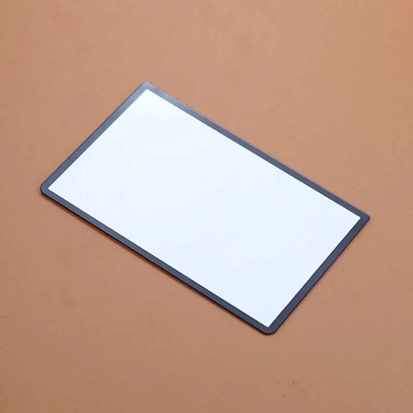 Replacement Plastic & Glass Upper Screen Lens Mirror Front Top Frame Cover For 3DSLL 3DSXL New 3DS XL LL Game Console Repair