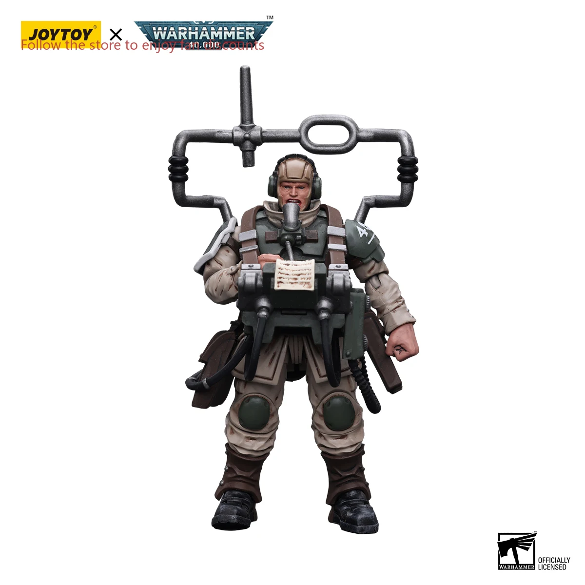 Joytoy Warhammer 40K 1/18 Astra militarum cadian โมเดลทหารอะนิเมะของเล่นชุดของขวัญ