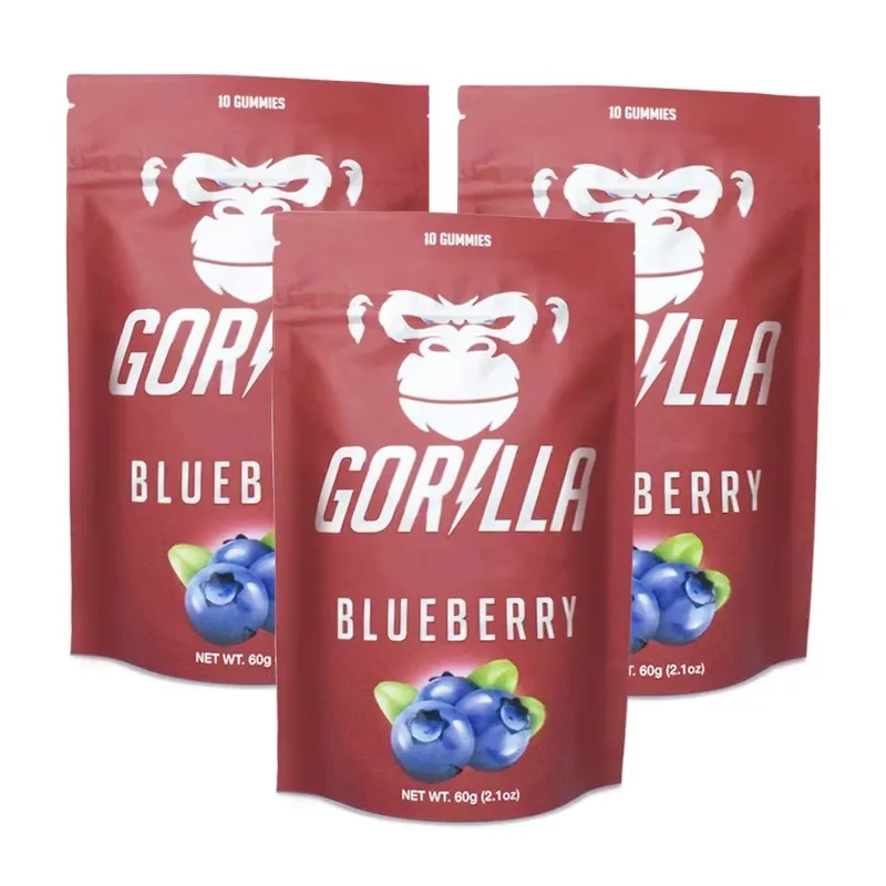 Custom Printed 3.5g Mylar Bags | Resealable Zipper Stand Up Pouch | Food Grade Smell Proof | Child Resistant Packaging
